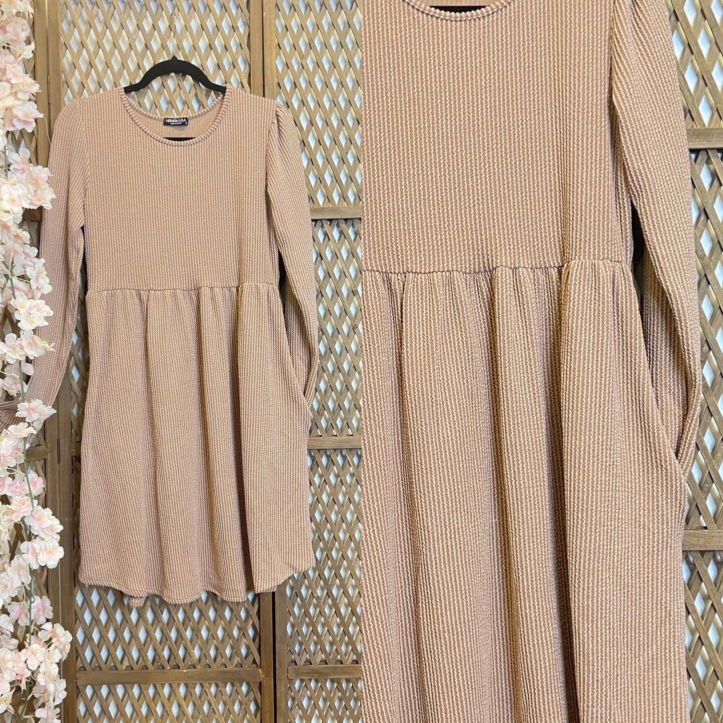 Ribbed Dress with Pockets COCO