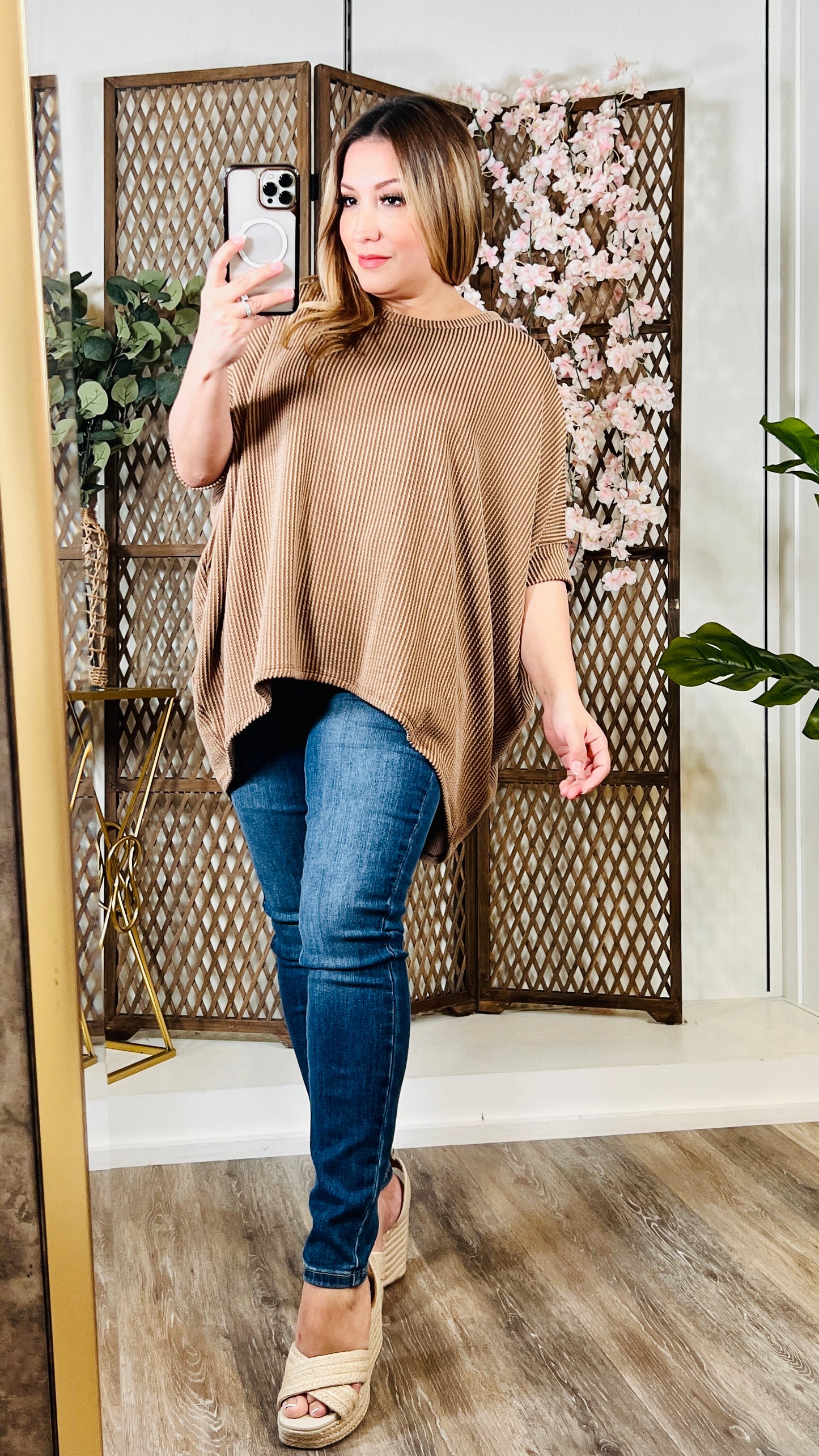 Mocha Tunic Top