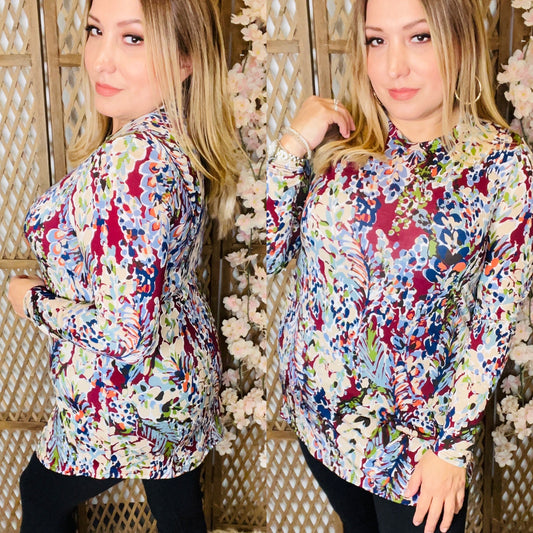 Floral Print Top