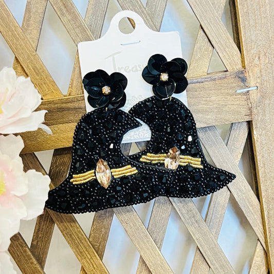 Witch Hat Earrings