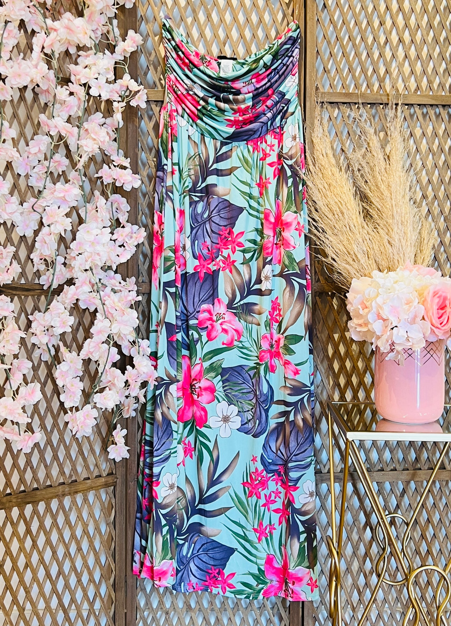 Strapless Maxi Dress